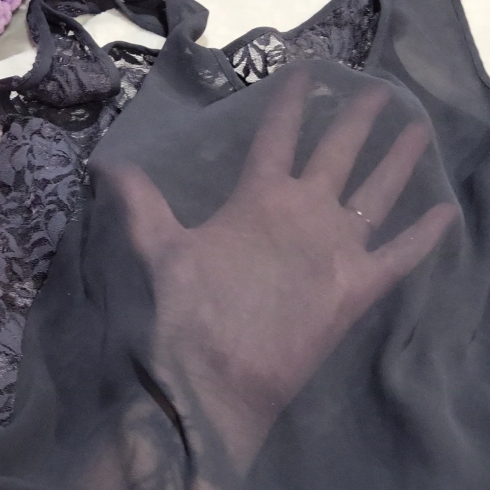 Victoria's Secret Black Lace Dress - Picture 10 of 13